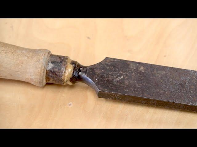 CHISEL RESTORATION: HOW TO BRING RUSTY TOOLS BACK TO LIFE!!!