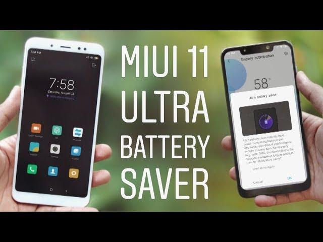 MIUI 11 Ultra Battery Saver Mode Review | MIUI Beta 9.8.1