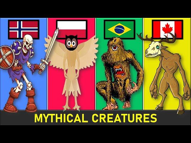 Mythical Creatures From Different Countries