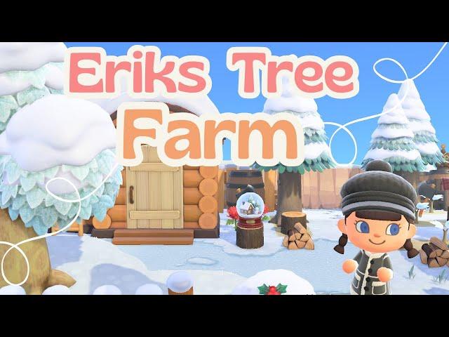 Cozy Tree Farm | Winter Christmas Cottagecore Island | ACNH Animal Crossing New Horizons