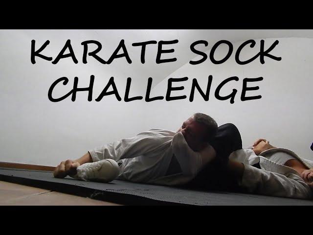 Karate sock challenge!