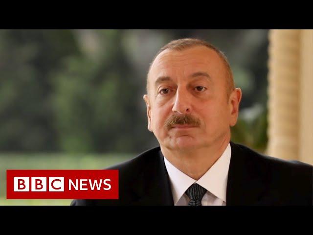 Nagorno-Karabakh: President Ilham Aliyev speaks to the BBC - BBC News