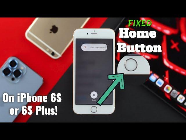 iPhone 6s/6s plus: Fix Home Button not working! [iOS 15]