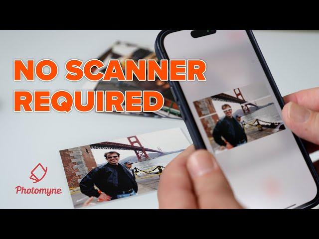 Scan your old photos with a Smartphone