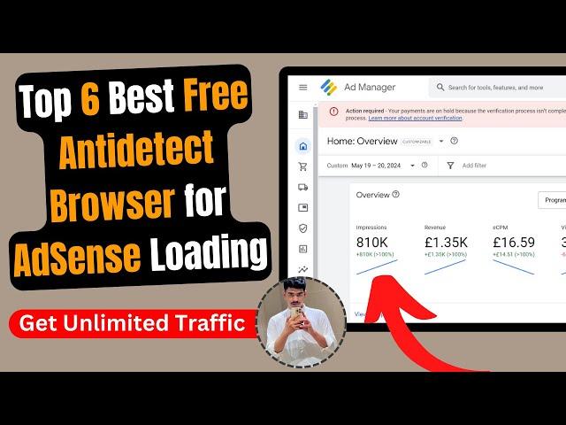 Top 6 Best Free Antidetect Browser for AdSense Loading