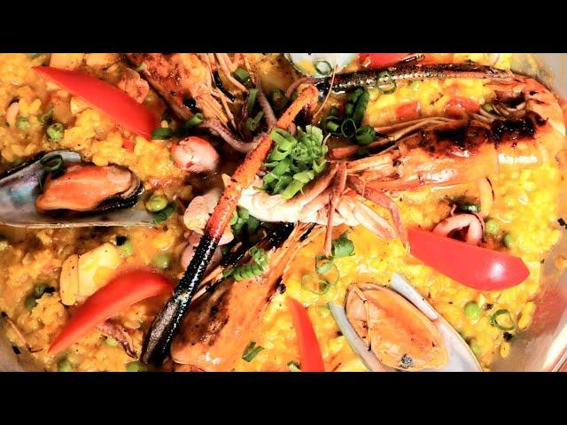 How to cook Paella de Mariscos #shorts #spanishfood