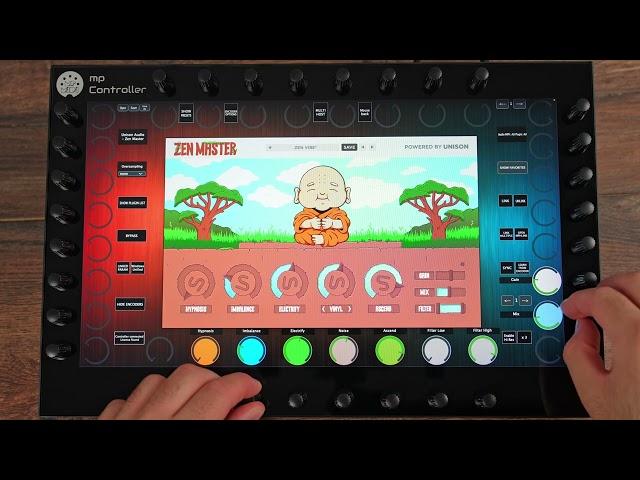 Zen Master plugin by Unison Audio on the MP Controller!
