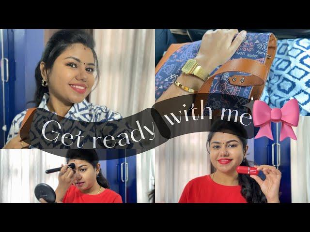 Quick get ready with me to go out ️ | My simple makeup routine | Simple kurti styling | GRWM Tamil