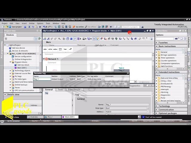 EasyPLC Machine Simulator Setup With Siemens S7-1200 & TIA PORTAL -