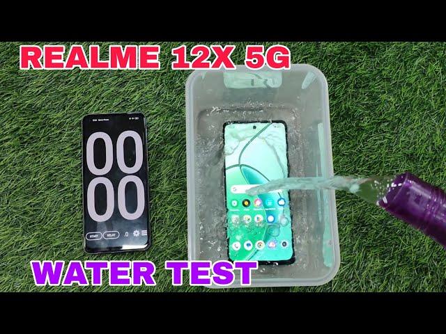 REALME 12X 5G WATER TEST