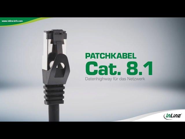 Bis zu 40GB/s mit Cat. 8.1 Patchkabel von InLine