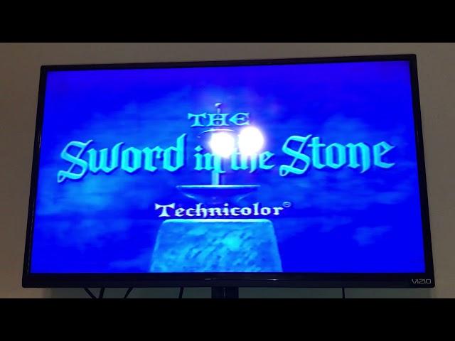 Opening To The Sword In The Stone 1989 VHS (Ink Label Copy)