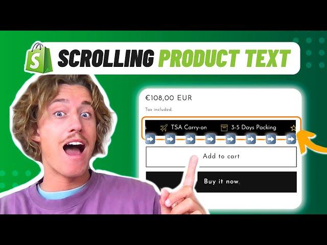 Scrolling Product Description Text | Shopify No Code Tutorial