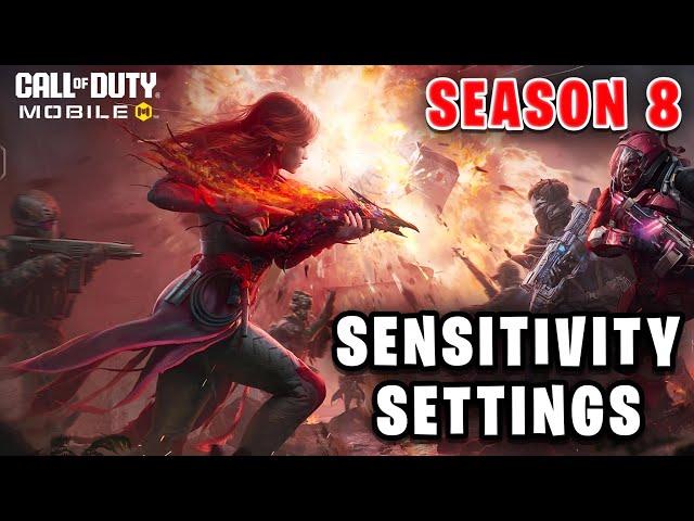 Season 8 * NEW* Best Sensitivity Settings CODMobile  CODM BR Setting4 Finger Claw HUD Layout in BR