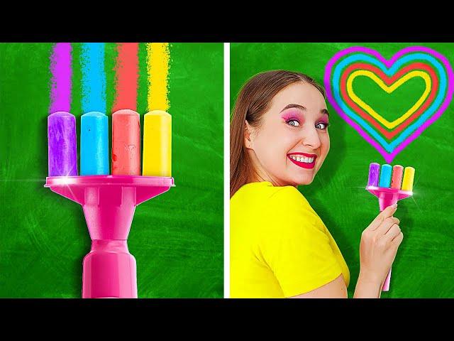 CREATIVE SCHOOL HACKS | How To Impress School Teacher! Smart Ideas by 123GO! SCHOOL