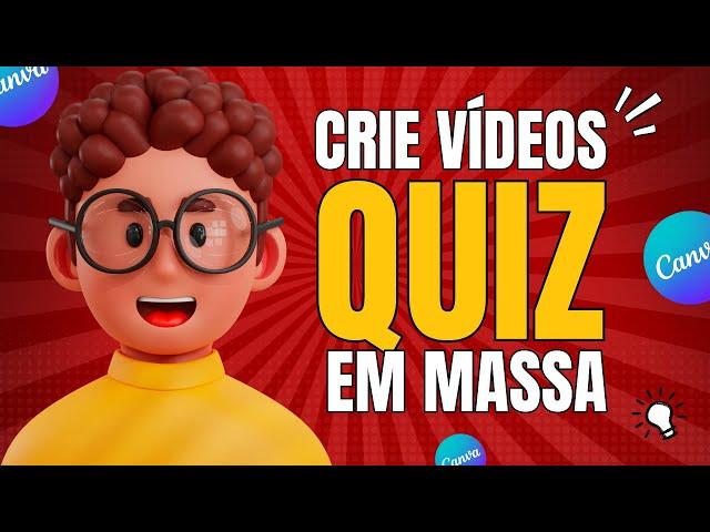 COMO CRIAR VÍDEOS DE QUIZ EM MASSA e ganhar dinheiro $$ No YouTube - tiktok