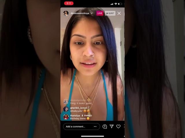 Desiree Montoya Instagram live 2/22/2021