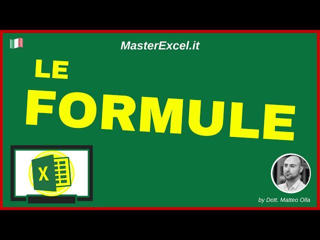 MasterExcel.it | Tutorial Formule Excel: Cosa sono e Come inserirle