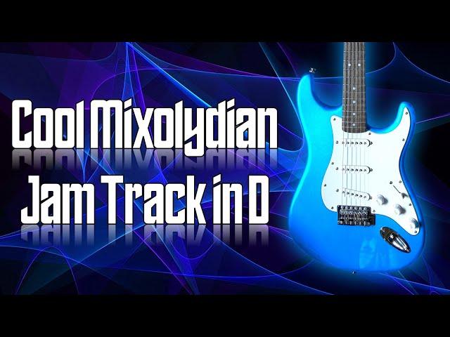 Cool Mixolydian Jam Track in D  Guitar Backing Track