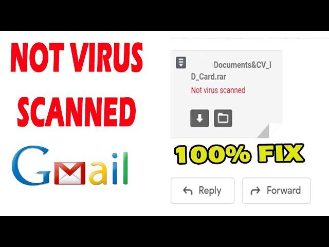 How to Fix Not Virus Scanned in Gmail Error @TechlogicTariq