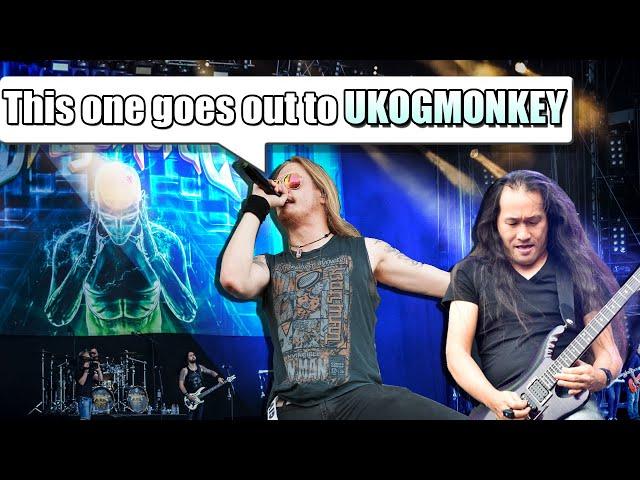 DRAGONFORCE DEDICATED THROUGH THE FIRE AND FLAMES TO ME!!!!! (LIVE)