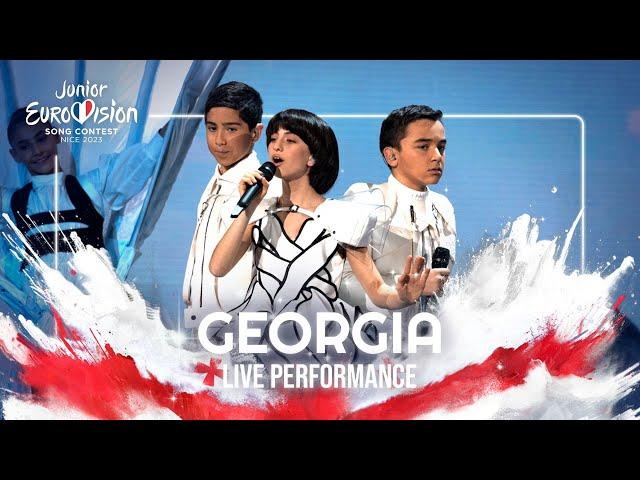 Anastasia & Ranina - Over The Sky (LIVE) | Georgia  | Junior Eurovision 2023 | #JESC2023