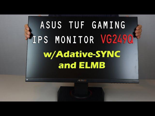 ASUS TUF Gaming Monitor Review with Features and Demo (VG249Q)