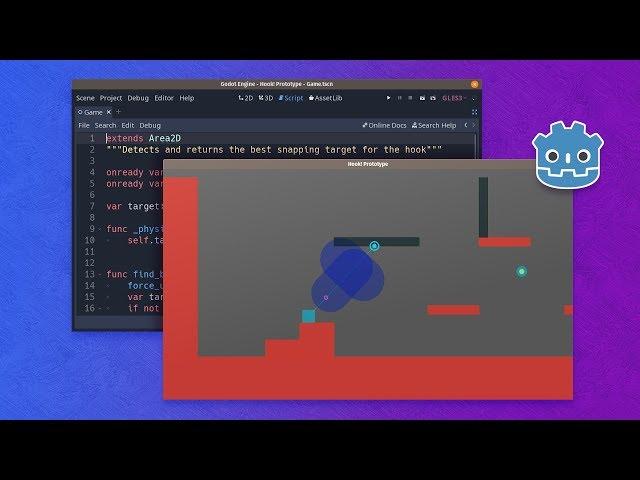 Prototyping an Indie Game with Godot: Two Days working on Hook!