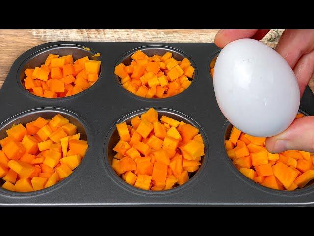 The most delicious pumpkin recipe! Quick dinner in 10 minutes! Family recipe️