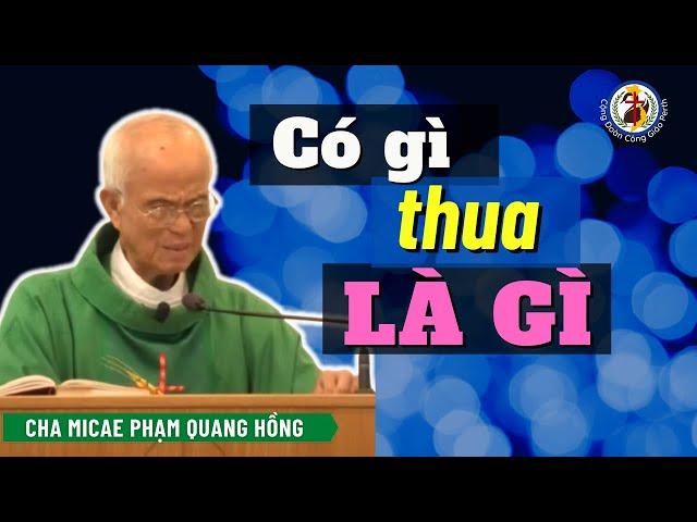  Buông bỏ để nhẹ nhàng thanh thoát - Cha Phạm Quang Hồng