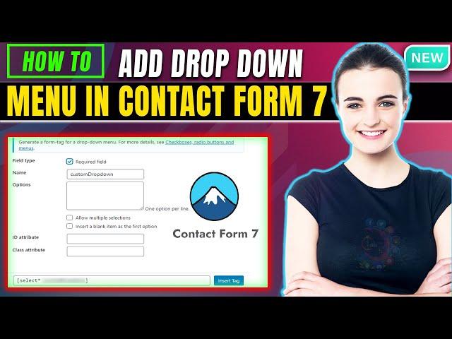 How to add drop down menu in contact form 7 [ 2024 ]