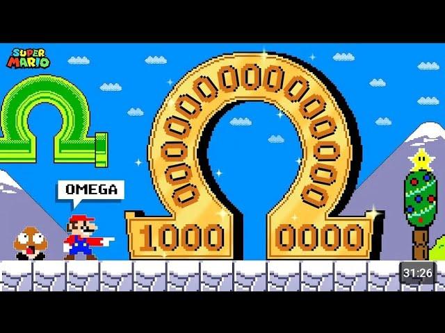 Super Mario Bros. But Mario Can Turn Everything into Omega (and More!), mario Maker