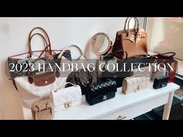 MY LUXURY HANDBAG COLLECTION 2023 + SUBSCRIBER GIVEAWAY!  Hermes, Dior, Chanel, Goyard, LV, Prada!