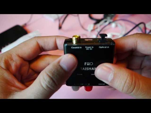 Tonkza review Coaxial/Optical to R/L Audio Converter FiiO