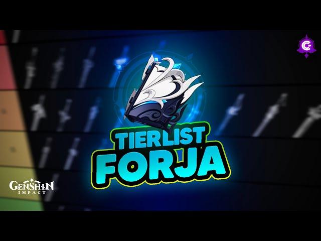 TIER LIST de ARMAS de la FORJA (FONTAINE incluidas) - Genshin Impact