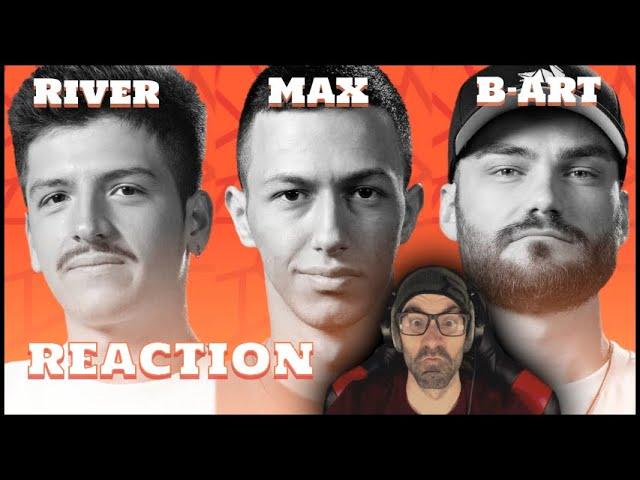 REACTION!!! | RIVER' + B-ART + MAX | GRAND BEATBOX BATTLE 2021: WORLD LEAGUE I Solo Elimination
