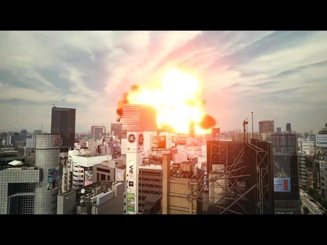 Comet Striking Tokyo Scene | Alice in Borderland