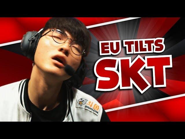 WHEN EU MADE SKT FEAR | WORLDS FUN/FAIL MOMENTS - League Of Legends