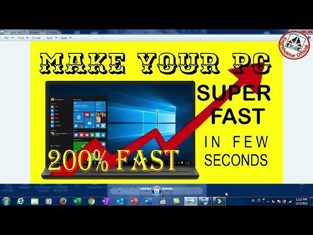 Make Your Computer & Laptop 200% Faster for FREE How to speed up your windows