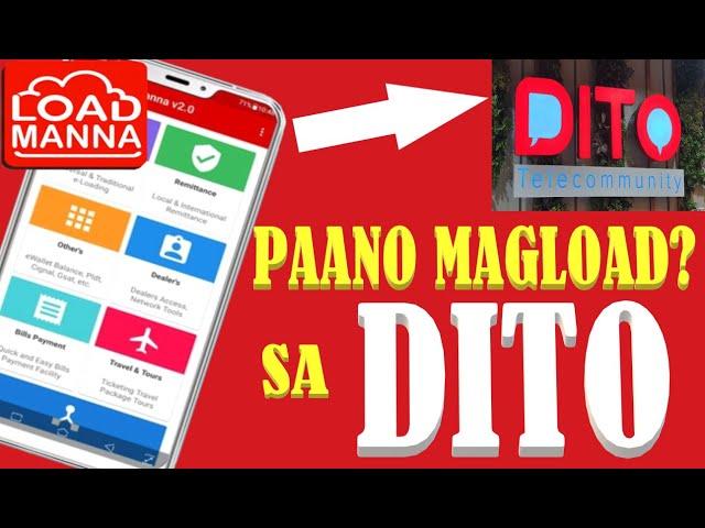 How to Load DITO Using Load Manna App and Thru Text | LoadManna Official Tutorial Video for DITO