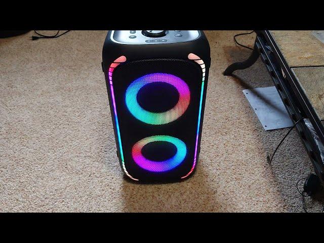 ONN Large Party Speaker 2  (Gen 2.0) First Look and Light Demo