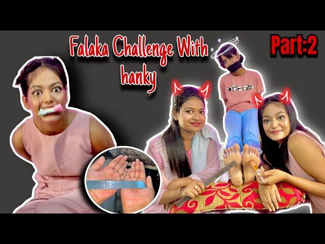 FALAKA Challenge With Hanky🫨Part 2|| Challenge with sisters‍|| Eliza Vlogs