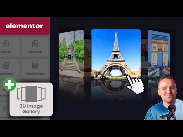 Elementor - 3D Rotating Image Slider