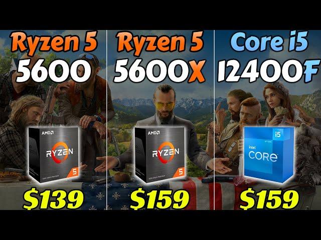 R5 5600 vs 5600X vs i5-12400F - Which CPU is Better Value for Money?