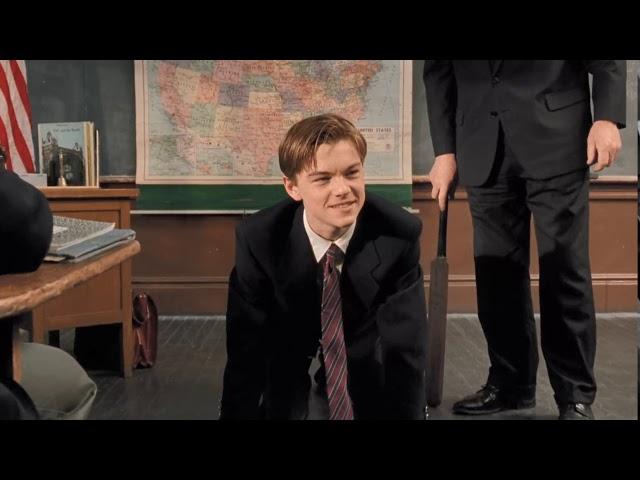 The Basketball Diaries paddle spanking scene (Leonardo DiCaprio)