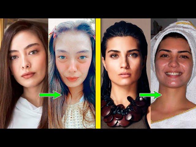 Turkish actresses without makeup and photoshop. Actresses before and after