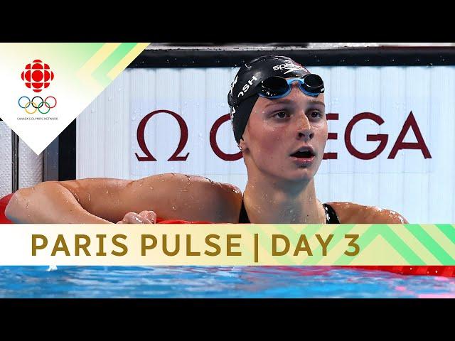 Canada's first gold medal, McIntosh back in the pool | Paris Pulse - Day 3 | #paris2024