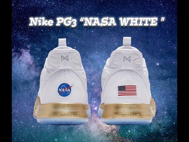 Nike PG3 NASA White Review !