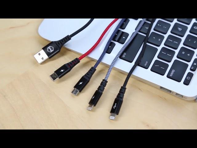 MCDODO Armor Series 4 in 1 Lightning+Micro USB+Type-c Cable 1.2m