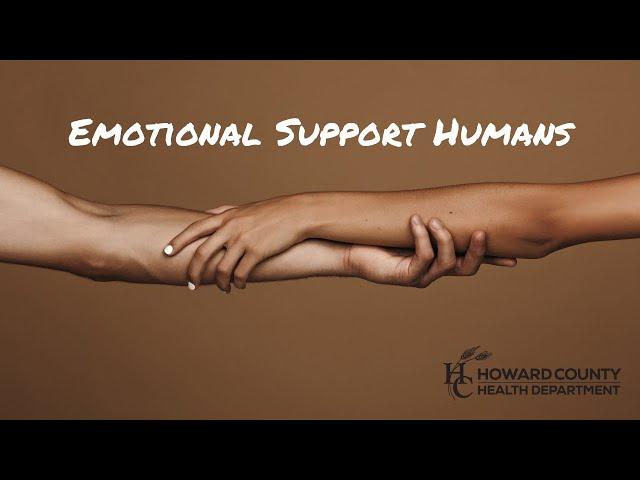 Become an Emotional Support Human